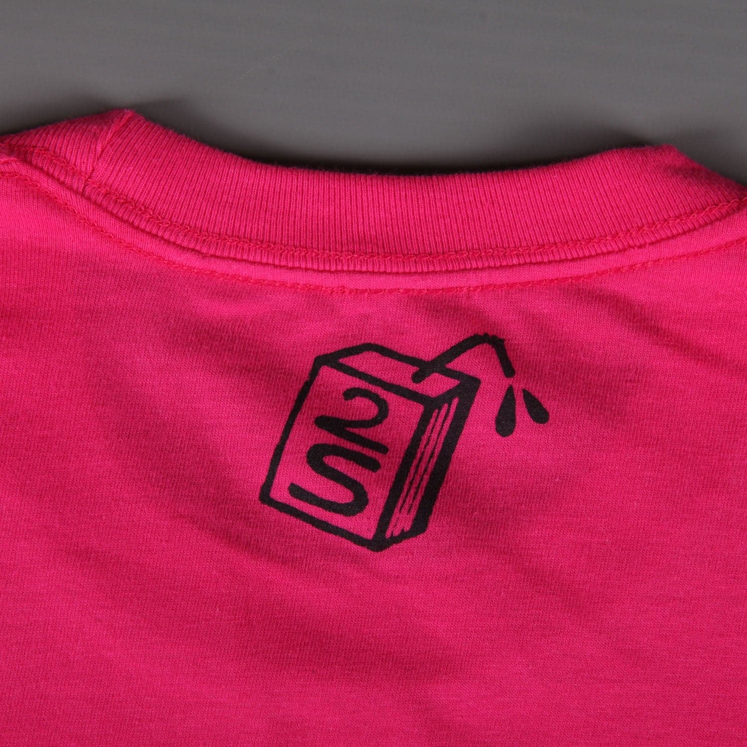2SOFTiez 'Tiny Heart Lady' T-Shirt (Super Pink) - Image 4