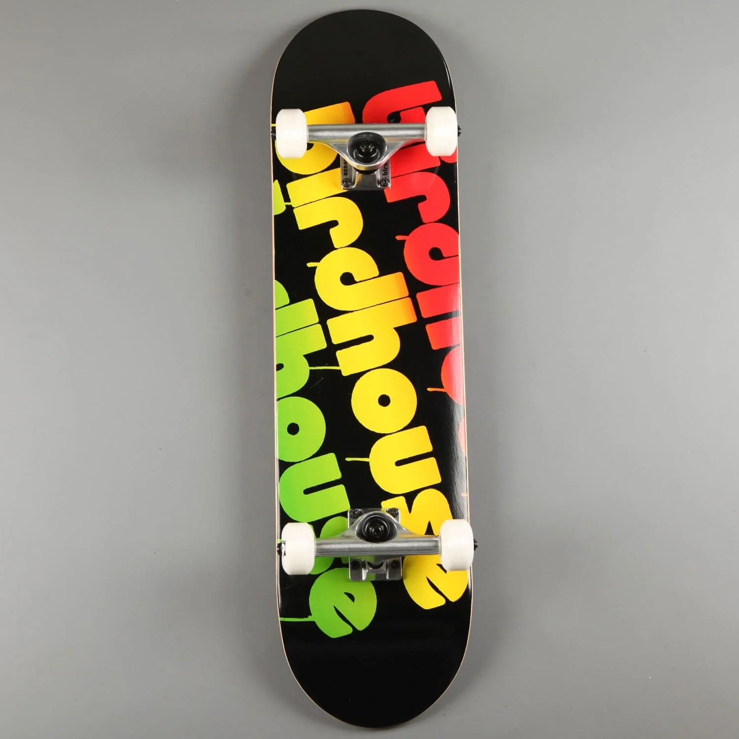 Birdhouse 'Triple Stack' 8" Complete Skateboard (Rasta)