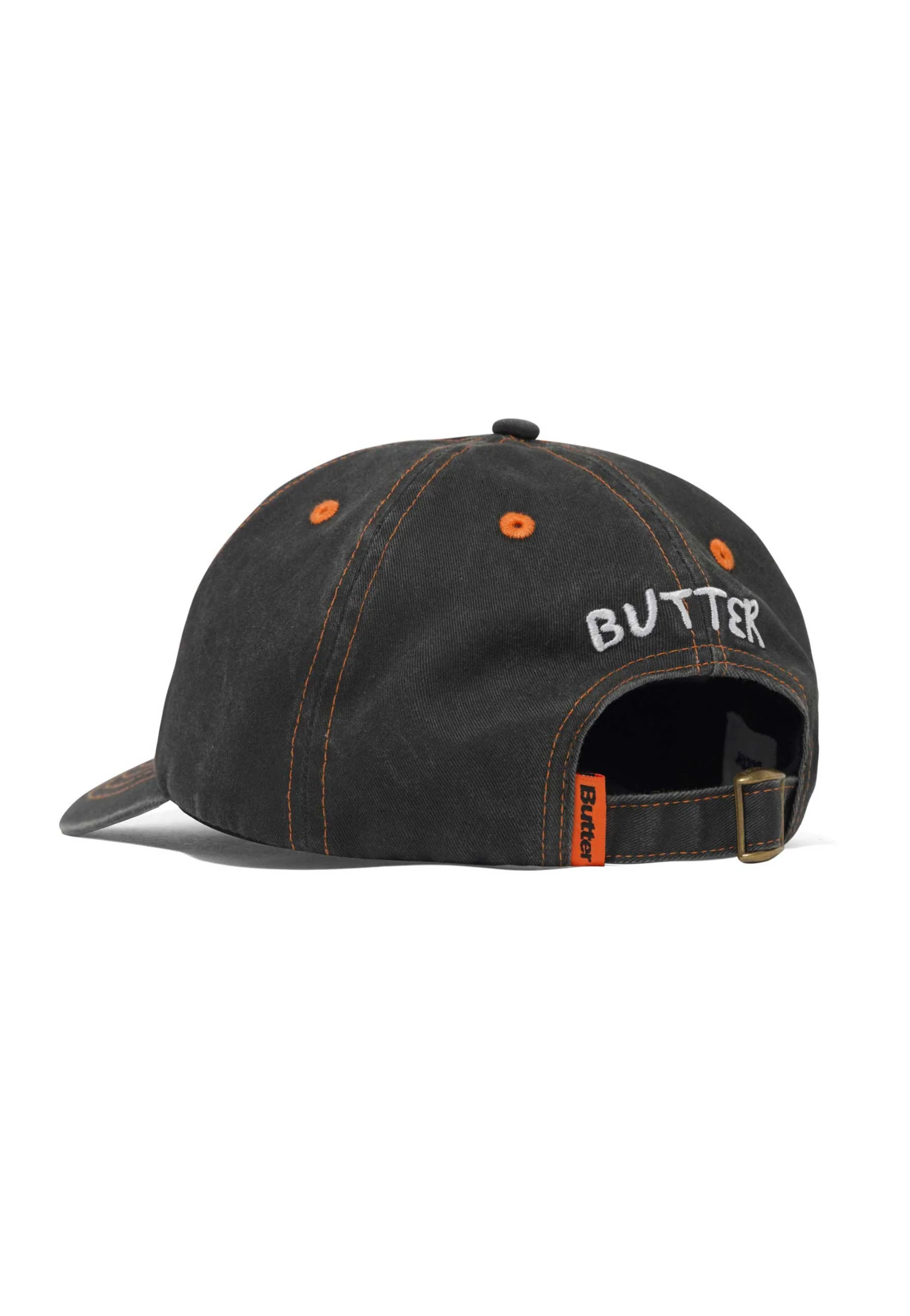Butter Goods X Daniel Johnston 'Enemy' 5 Panel Cap (Black / Slate) - Image 2