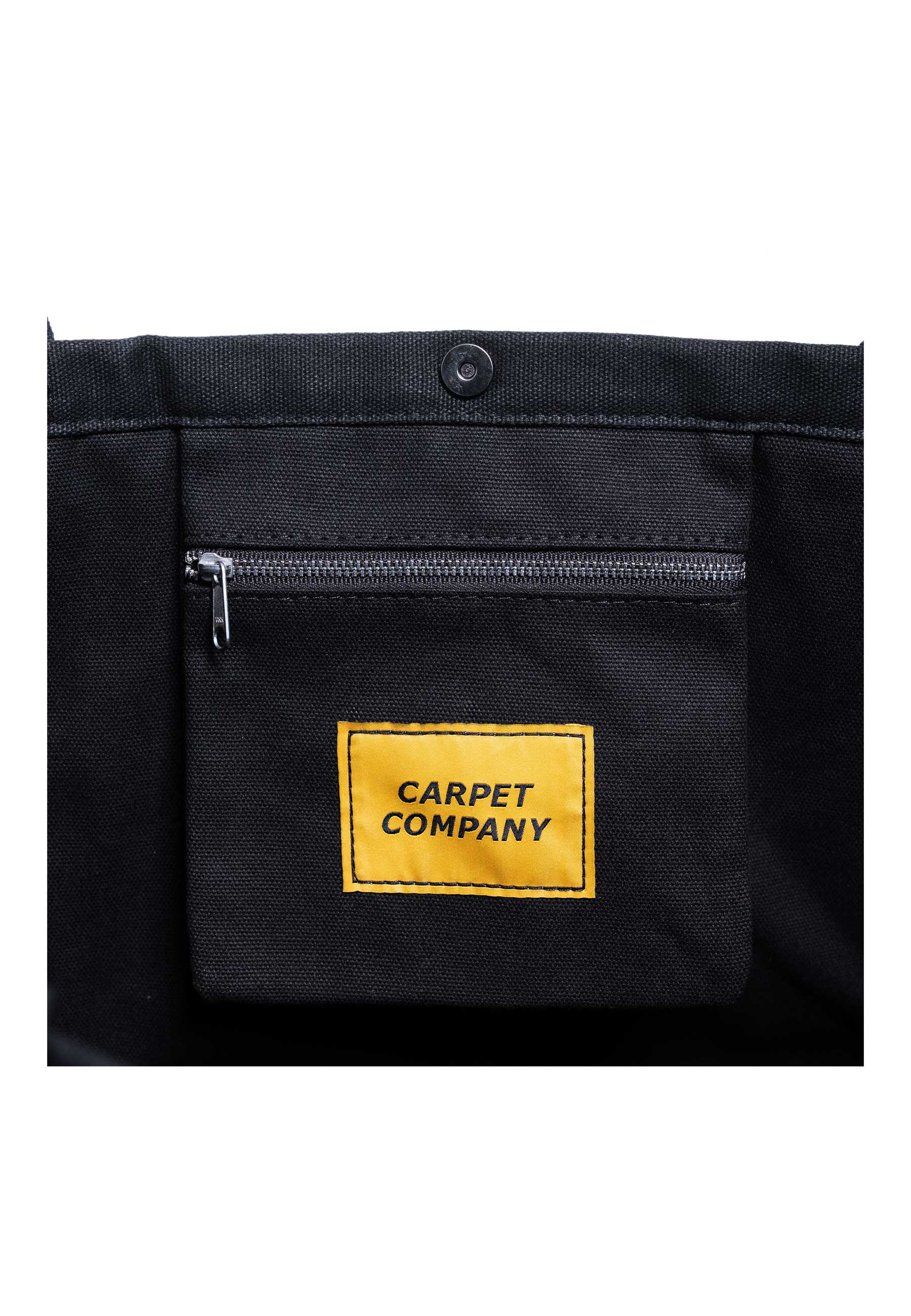 Carpet Company 'C-Star' Canvas Tote Bag (Black) - Image 5