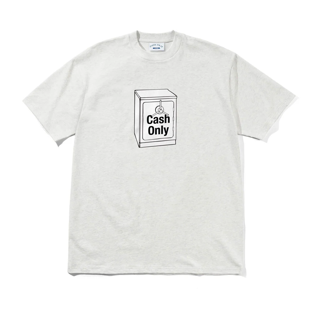 Cash Only 'Cash Safe' T-Shirt (Ash)