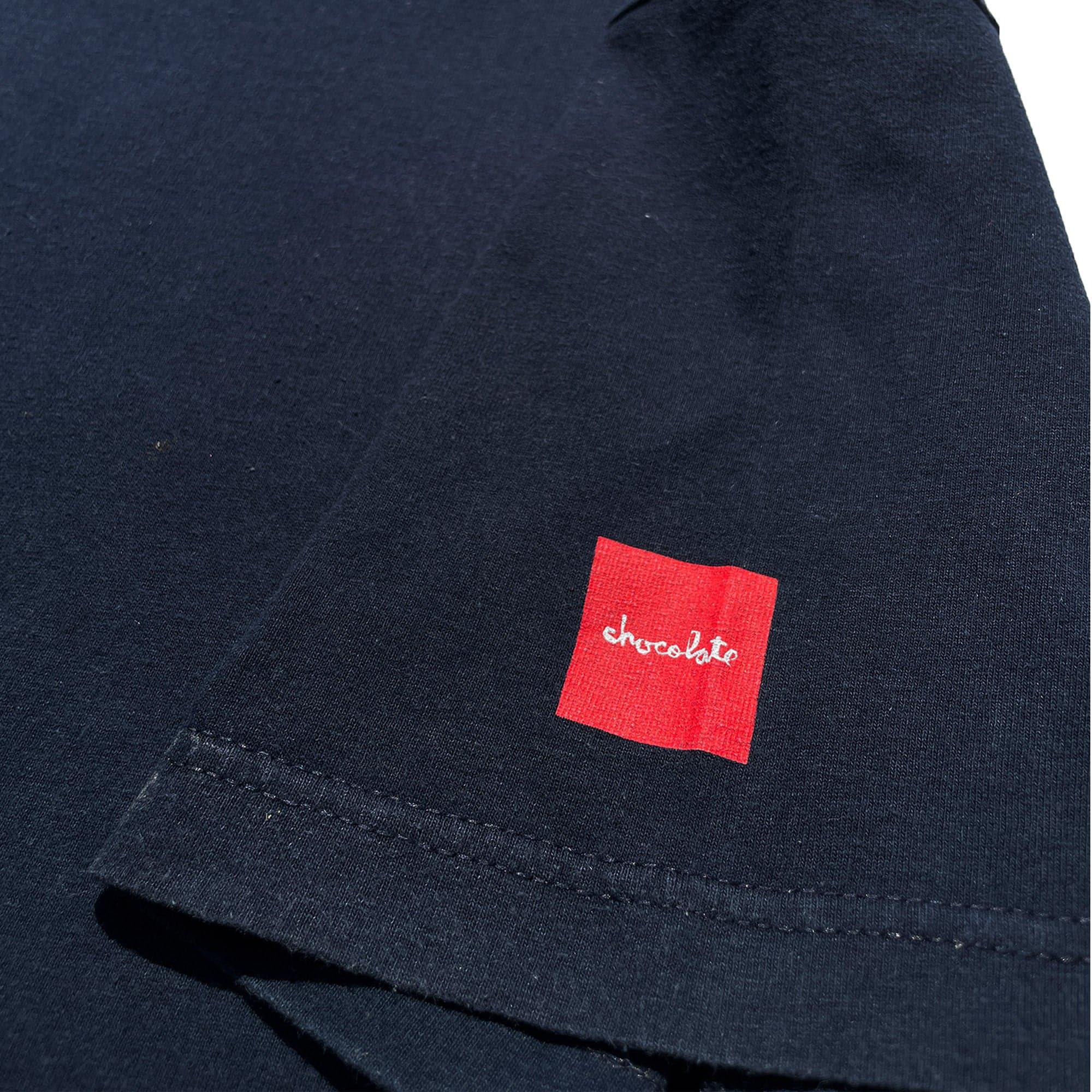 Chocolate 'Radio' T-Shirt (Navy Blue) NOS 00s - Image 3
