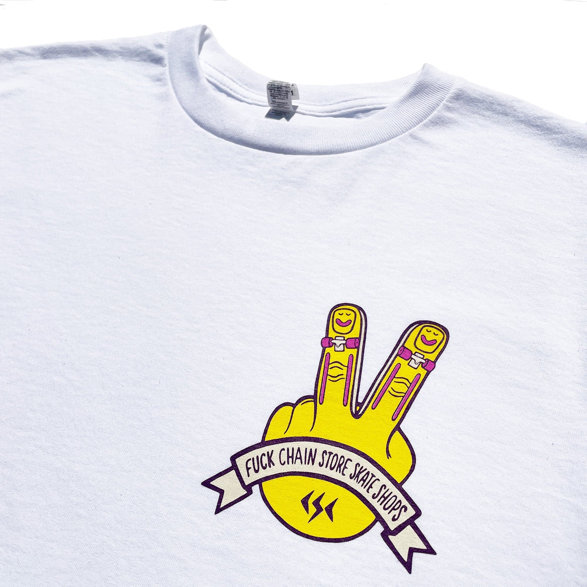 CSC 'Fuck' T-Shirt (White) - Image 2