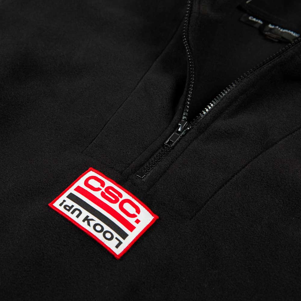 CSC 'Look Up' 1/4 Zip Crew (Black) - Image 2