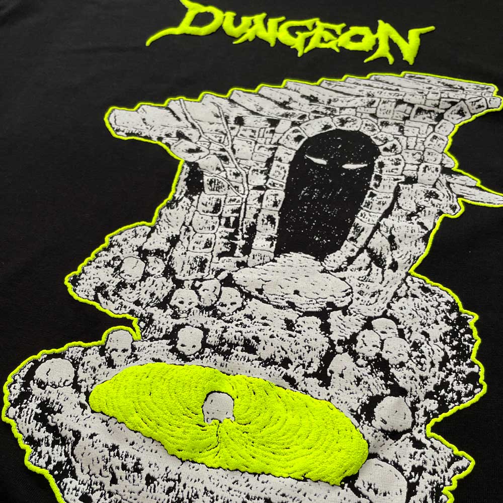 Dungeon Gateway 'Still Life' Long Sleeve T-Shirt (Black / Green) - Image 2