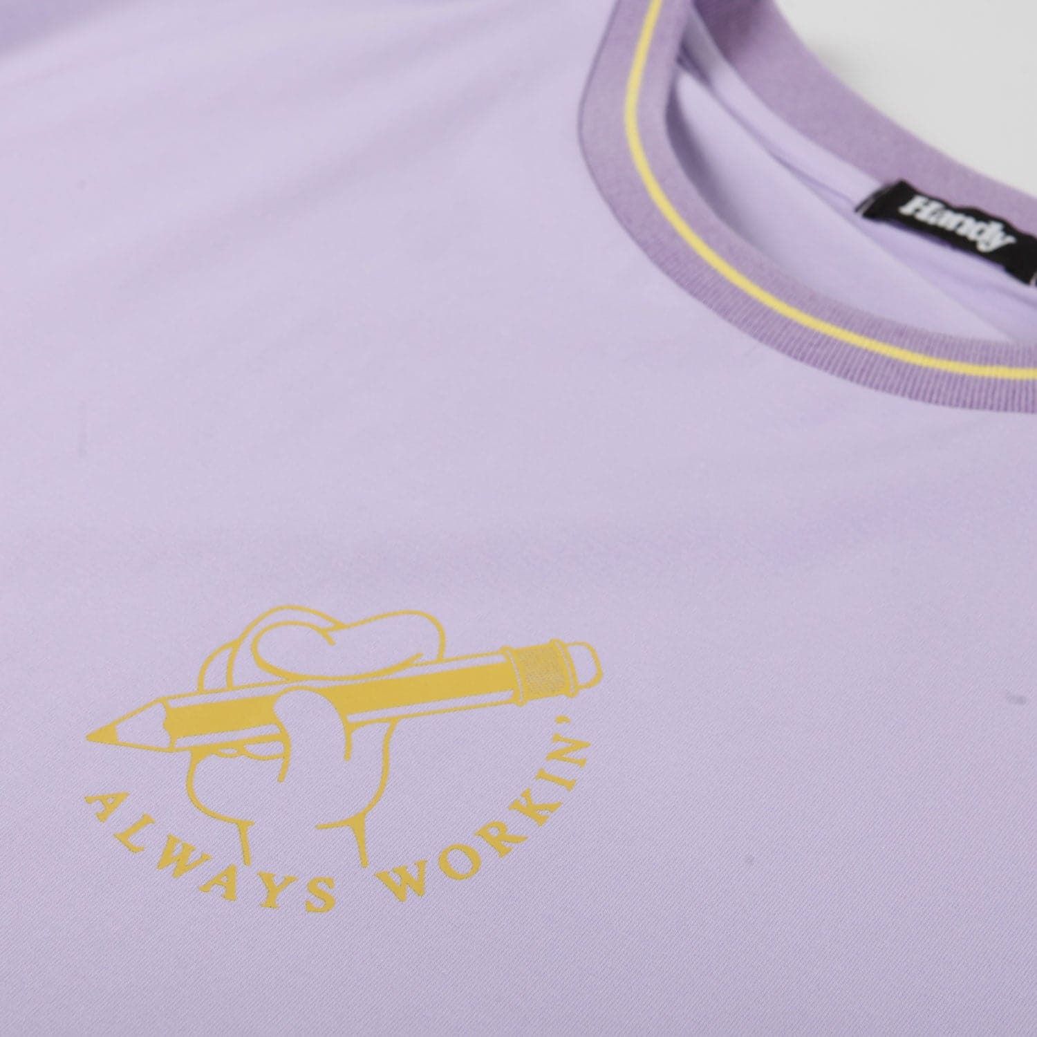 Handy 'Always Working' T-Shirt (Lavender) - Image 3