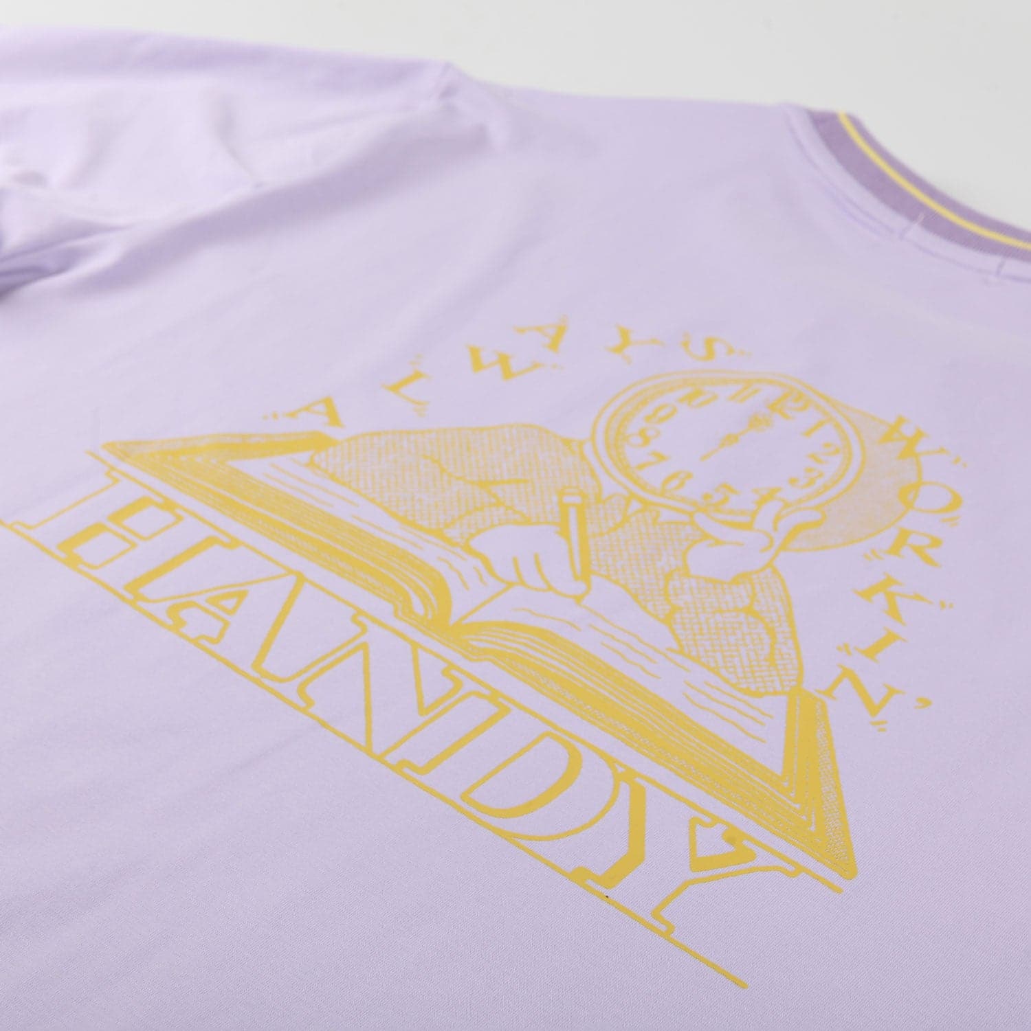 Handy 'Always Working' T-Shirt (Lavender) - Image 4