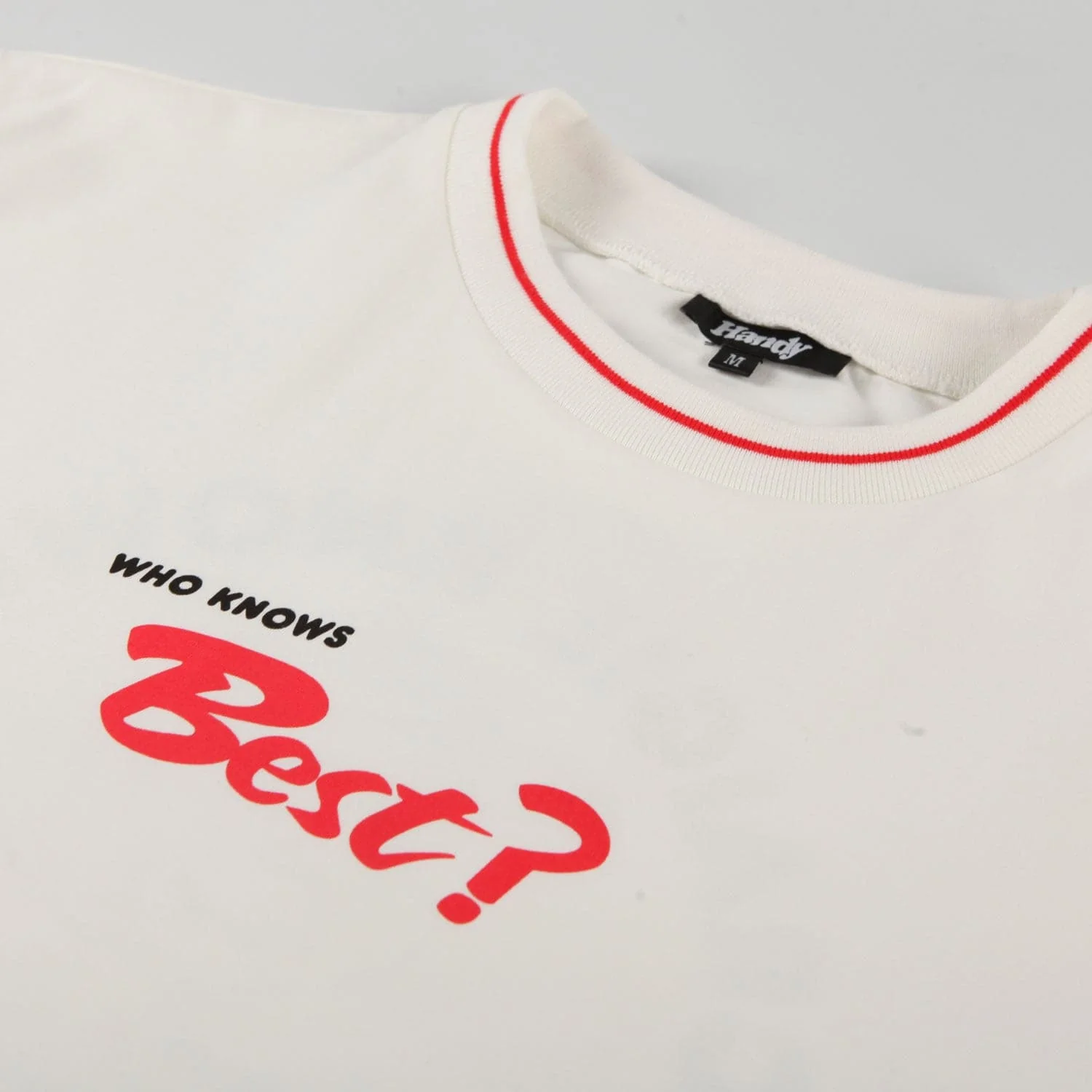 Handy X Craigie 'Who Knows Best' T-Shirt (White) - Image 3