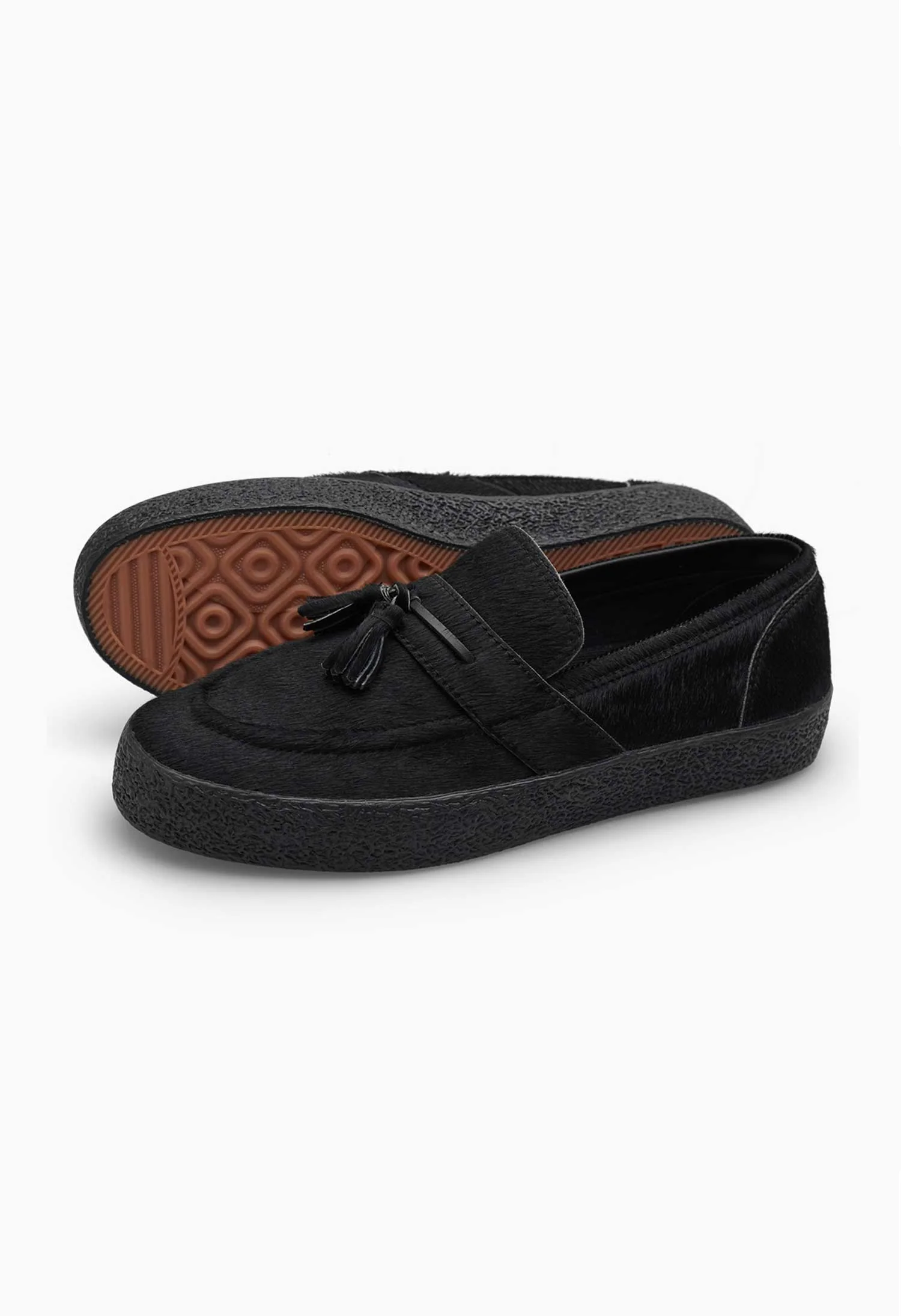 Last Resort 'VM005 Loafer Pony Hair Leather' Skate Shoes (Black / Black) - Image 2
