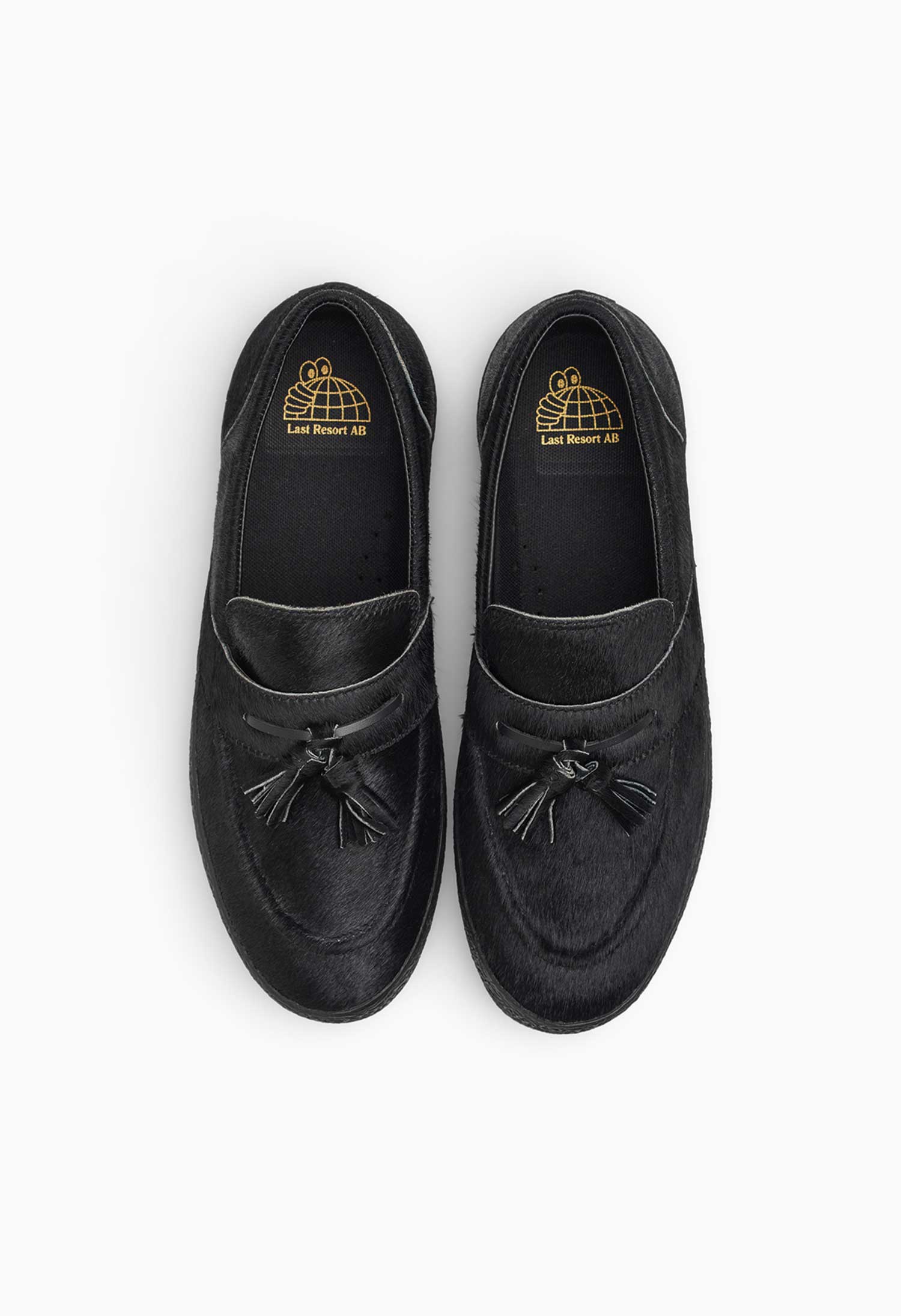 Last Resort 'VM005 Loafer Pony Hair Leather' Skate Shoes (Black / Black) - Image 3