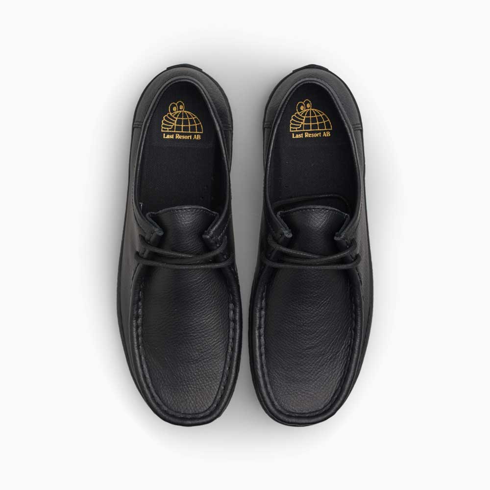 Last Resort 'VM006 Moc Lo Leather' Skate Shoes (Black / Black) - Image 3