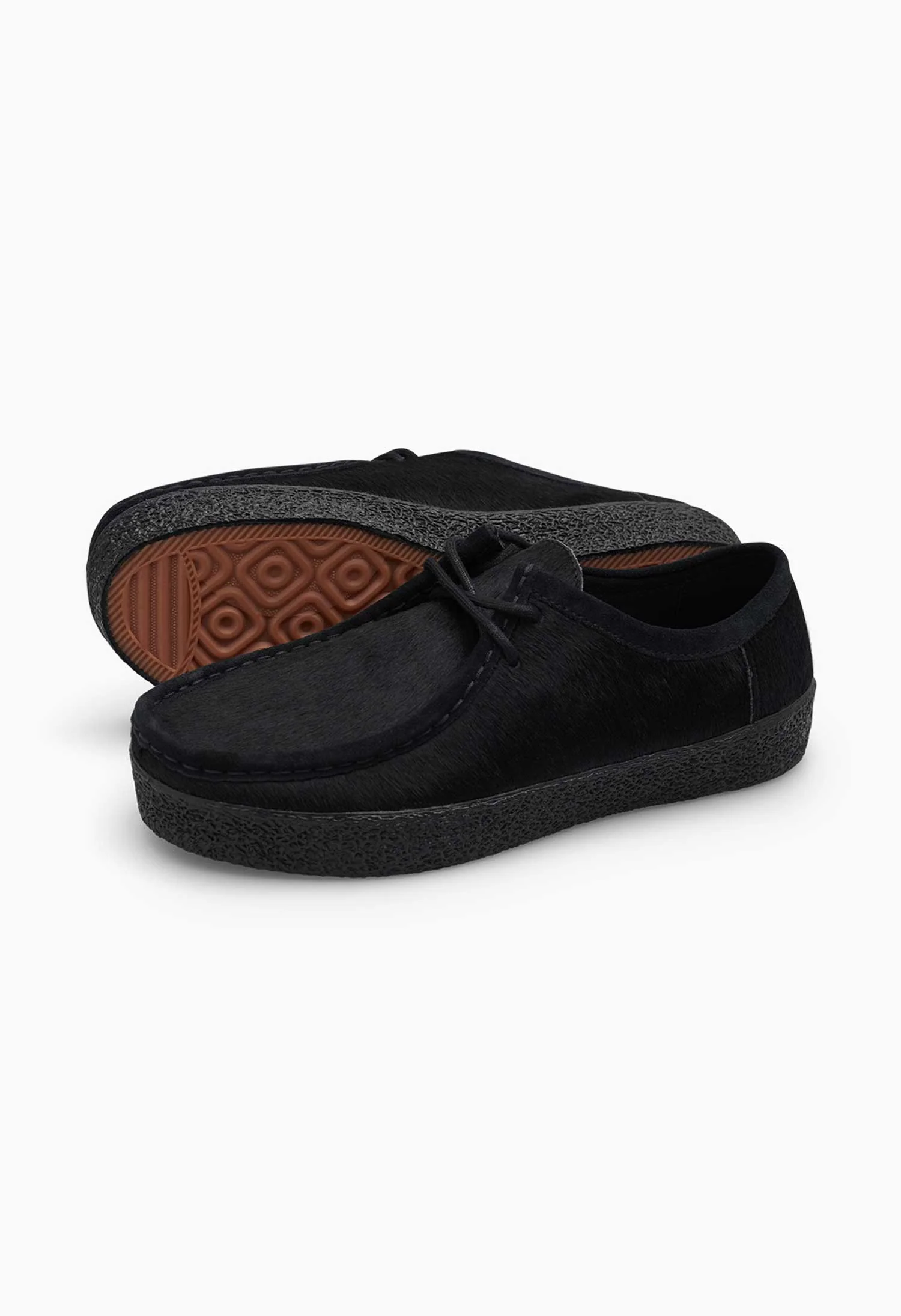 Last Resort 'VM006 Moc Lo Pony Hair Leather' Skate Shoes (Black / Black) - Image 2