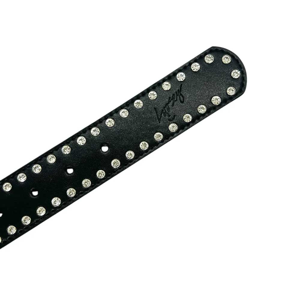 Loosey 'Gecko Rhinestone' Belt (Black) - Image 3