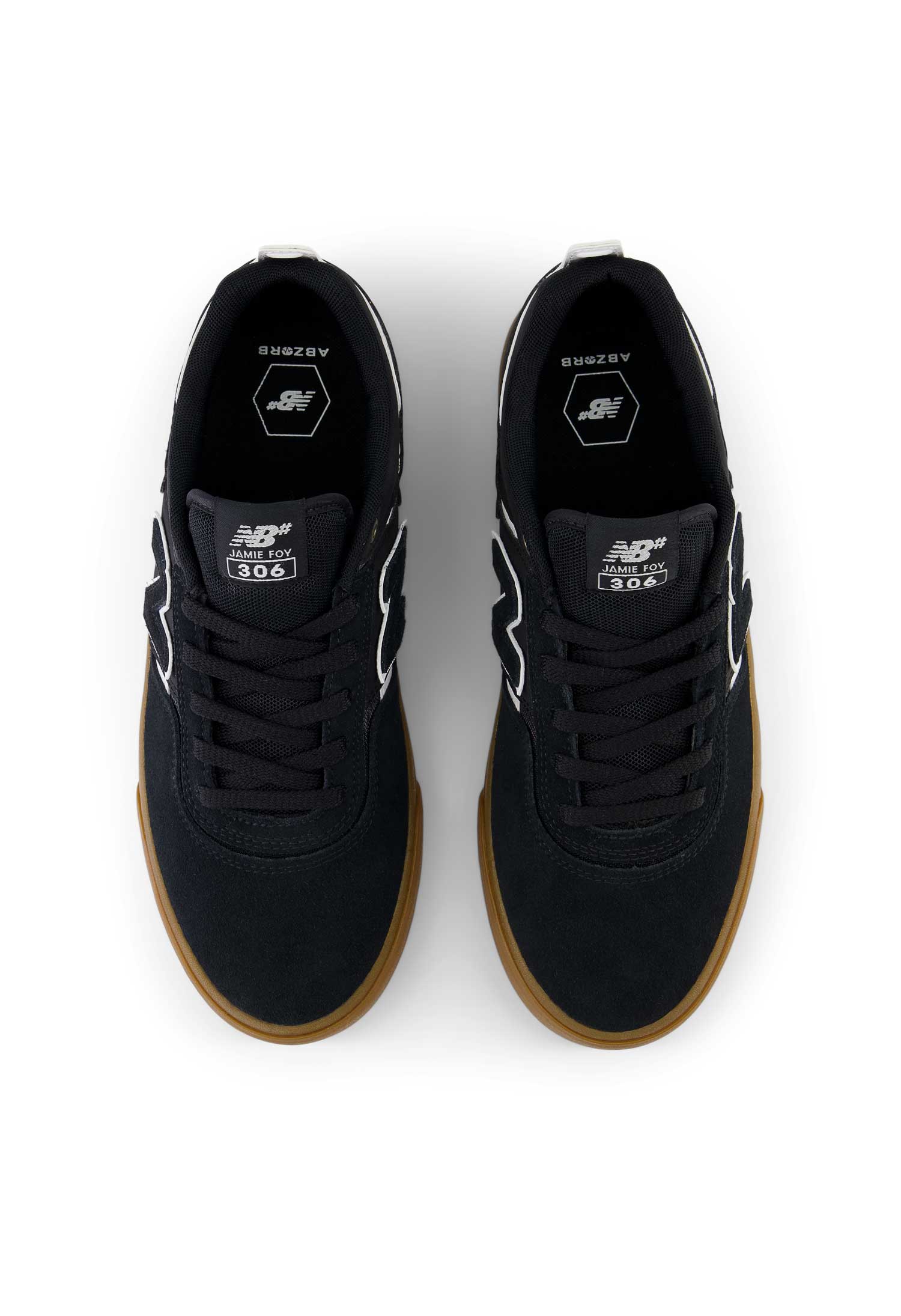 New Balance Numeric '306 Jamie Foy' Skate Shoes (Black / White) - Image 3