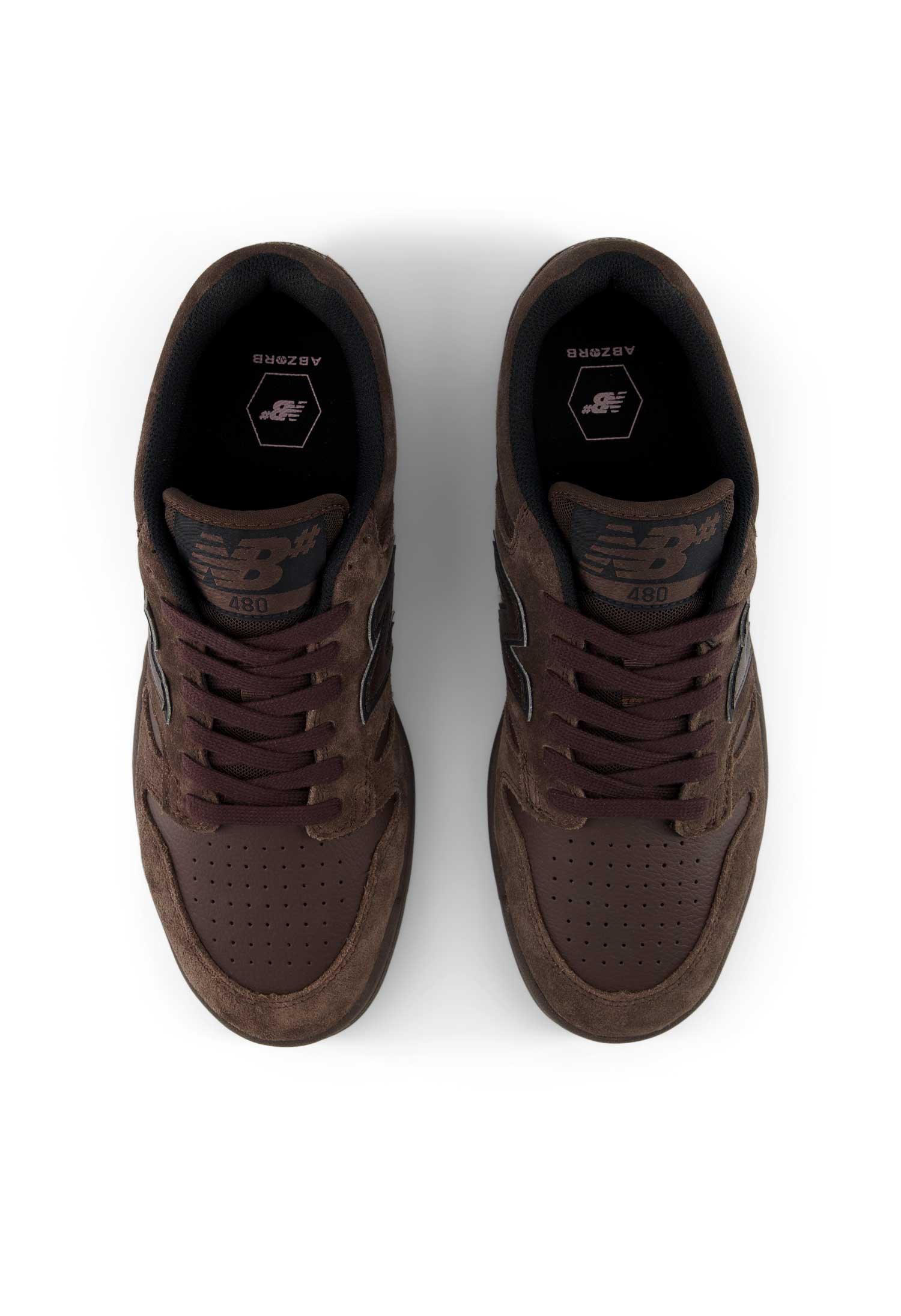 New Balance Numeric '480 CHC' Skate Shoes (Chocolate Brown / Chocolate Brown) - Image 3