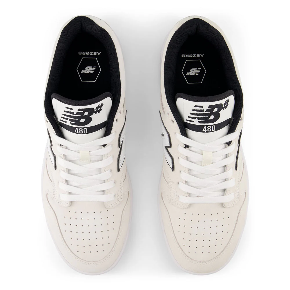 New Balance Numeric '480 SWG' Skate Shoes (White / Black) - Image 3