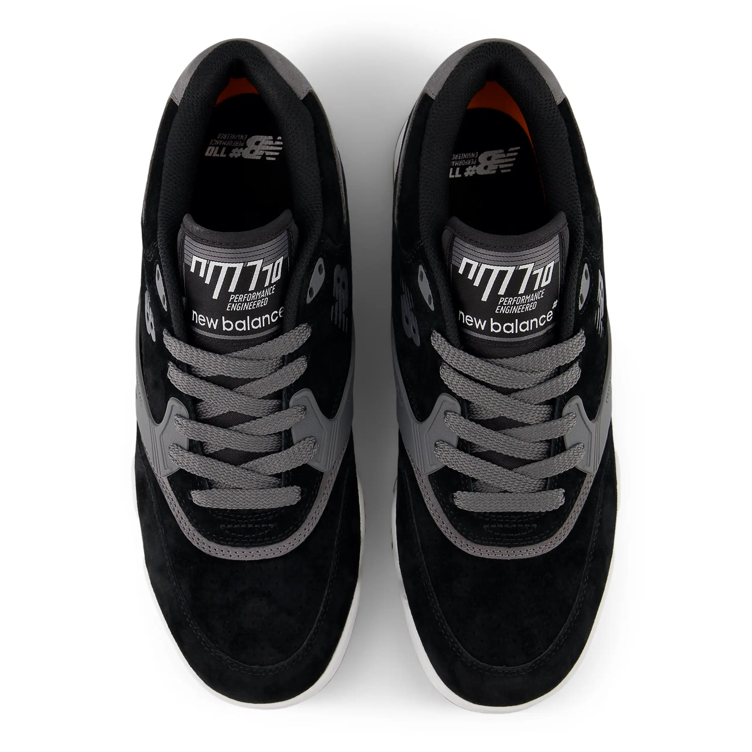 New Balance Numeric '770 YZZ' Skate Shoes (Black / Grey) - Image 3