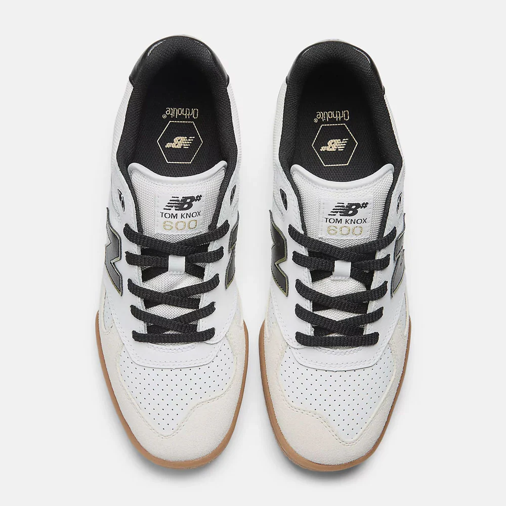New Balance Numeric 'Tom Knox 600' Skate Shoes (White / Black) - Image 3