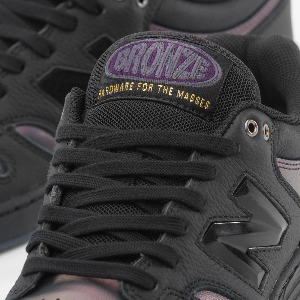New Balance Numeric X Bronze 56k '480 BFK' Skate Shoes (Black / Black) - Image 7