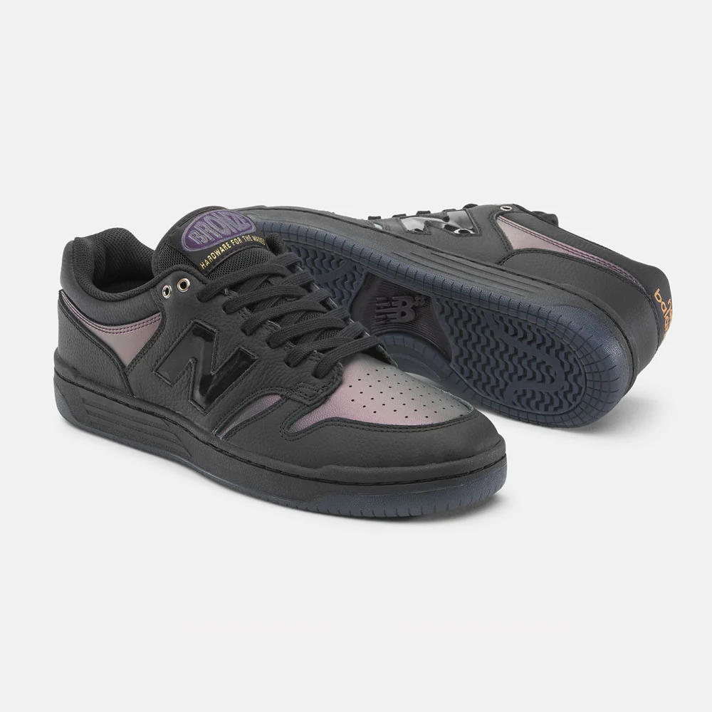 New Balance Numeric X Bronze 56k '480 BFK' Skate Shoes (Black / Black) - Image 9