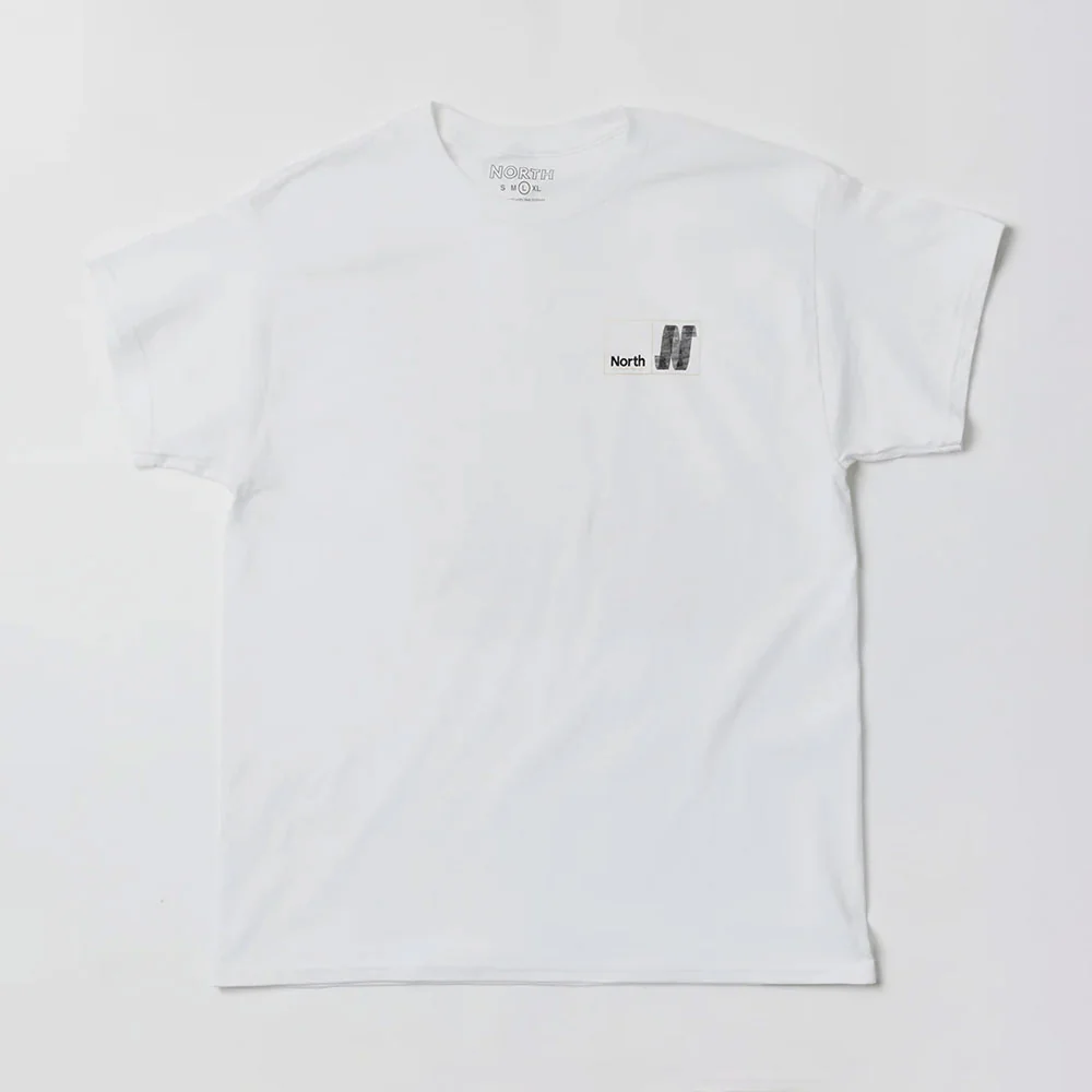 North 'N Logo' T-Shirt (White / Black / Yellow)