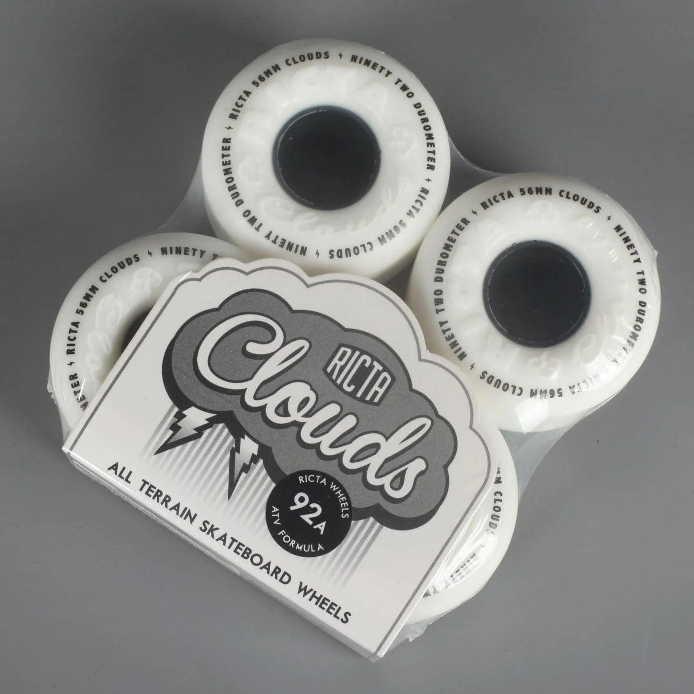 Ricta 'Clouds' 56mm 92a Wheels (White / Black) - Image 3
