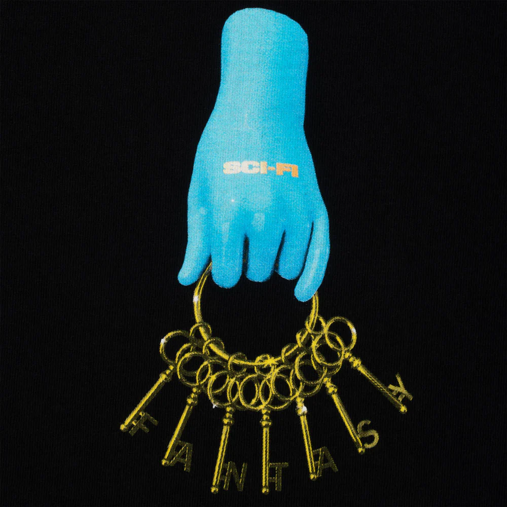 Sci-Fi Fantasy 'Keys' T-Shirt (Black) - Image 2