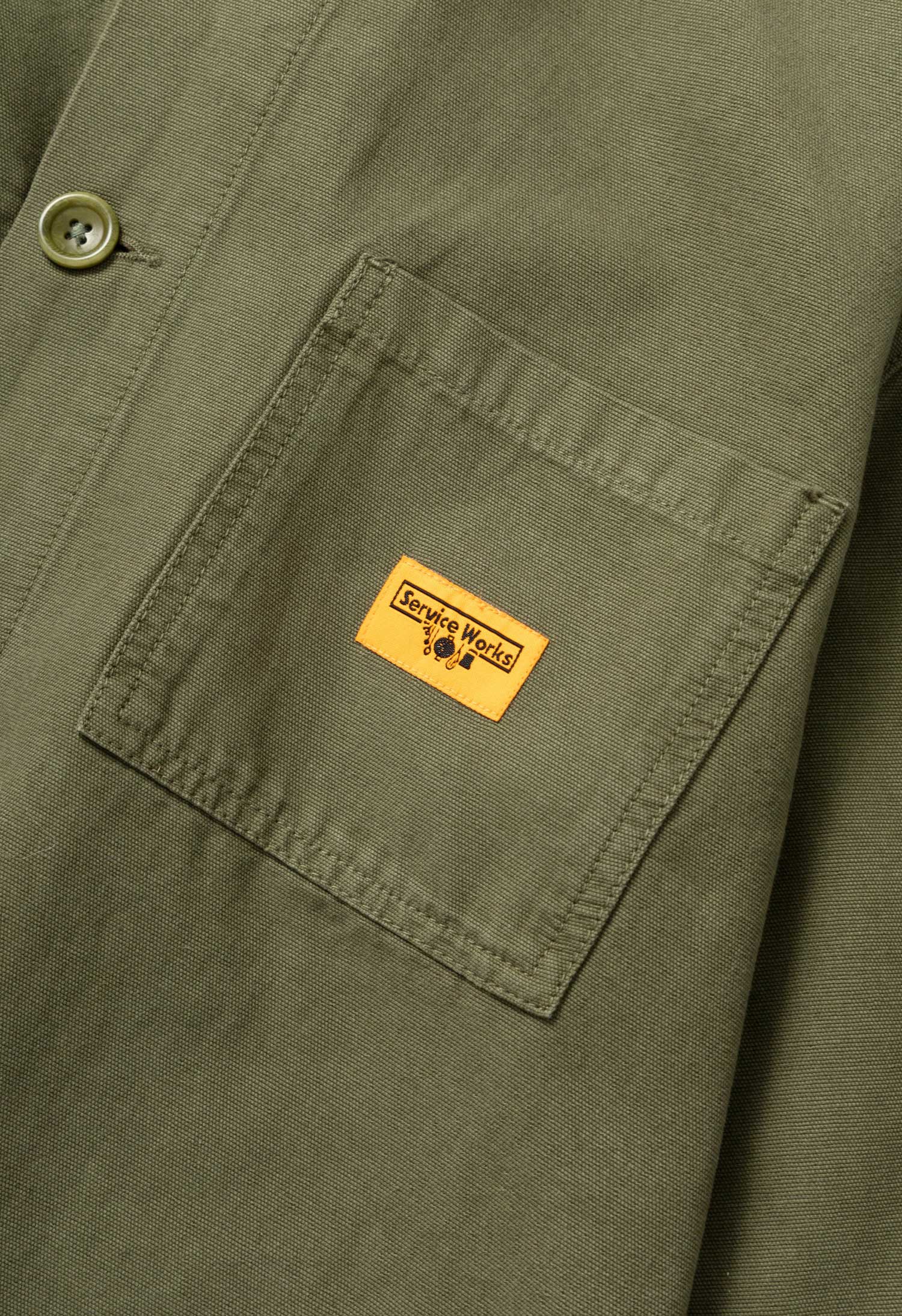 Service Works 'Classic' Chore Shirt (Olive) - Image 4