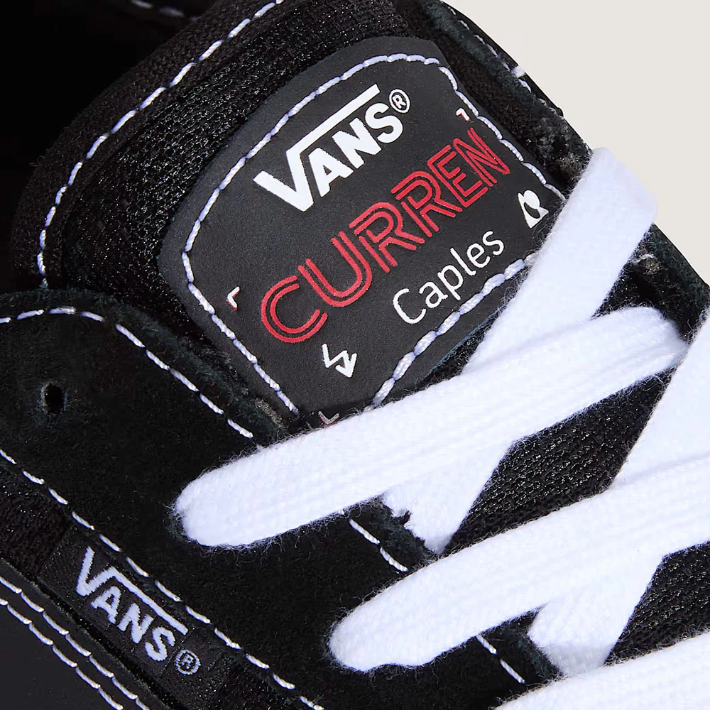 Vans 'Curren Caples' Skate Shoes (Gum Black / White) - Image 7