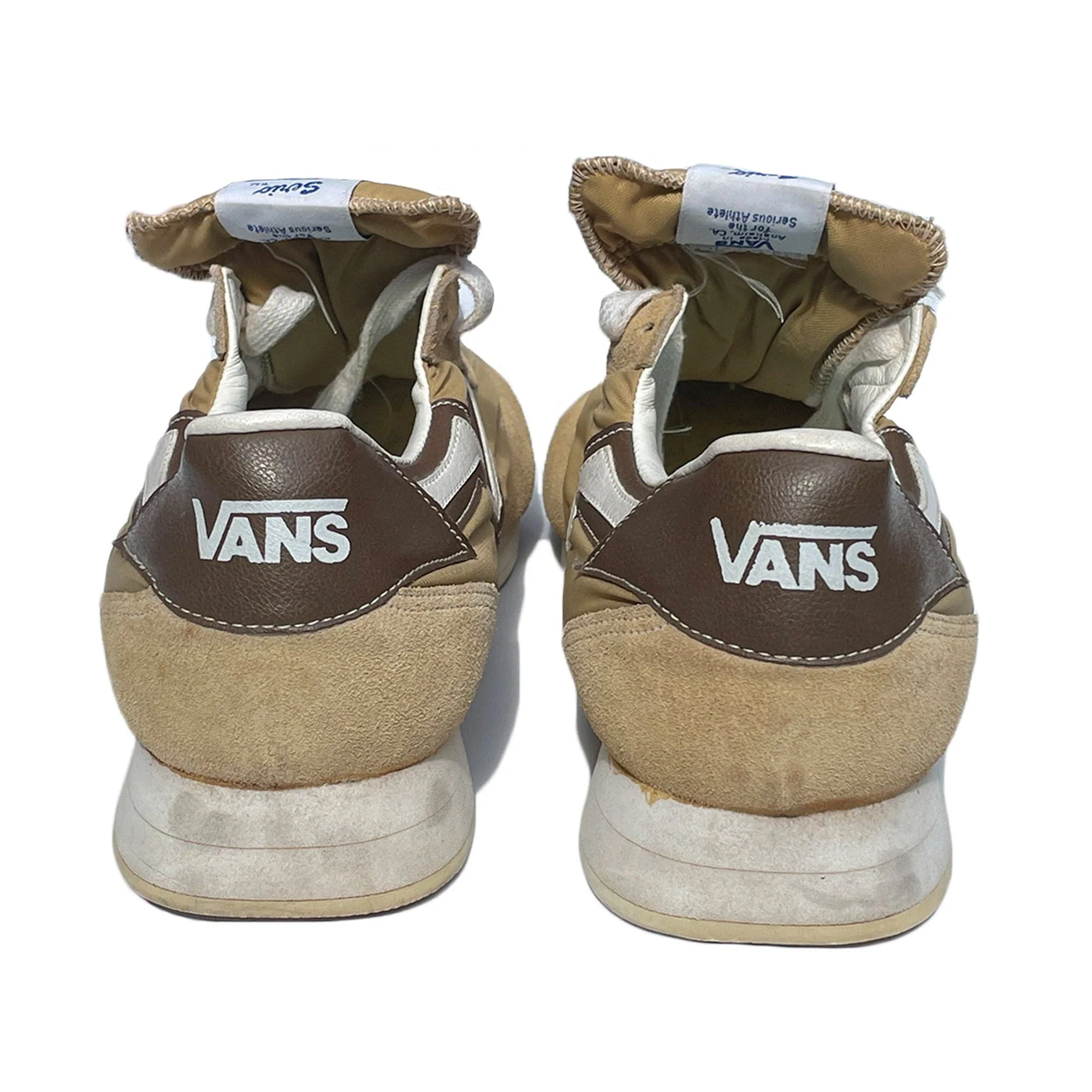 Vans Serio Style (Sand/Brown/White) VINTAGE 80s - Image 3