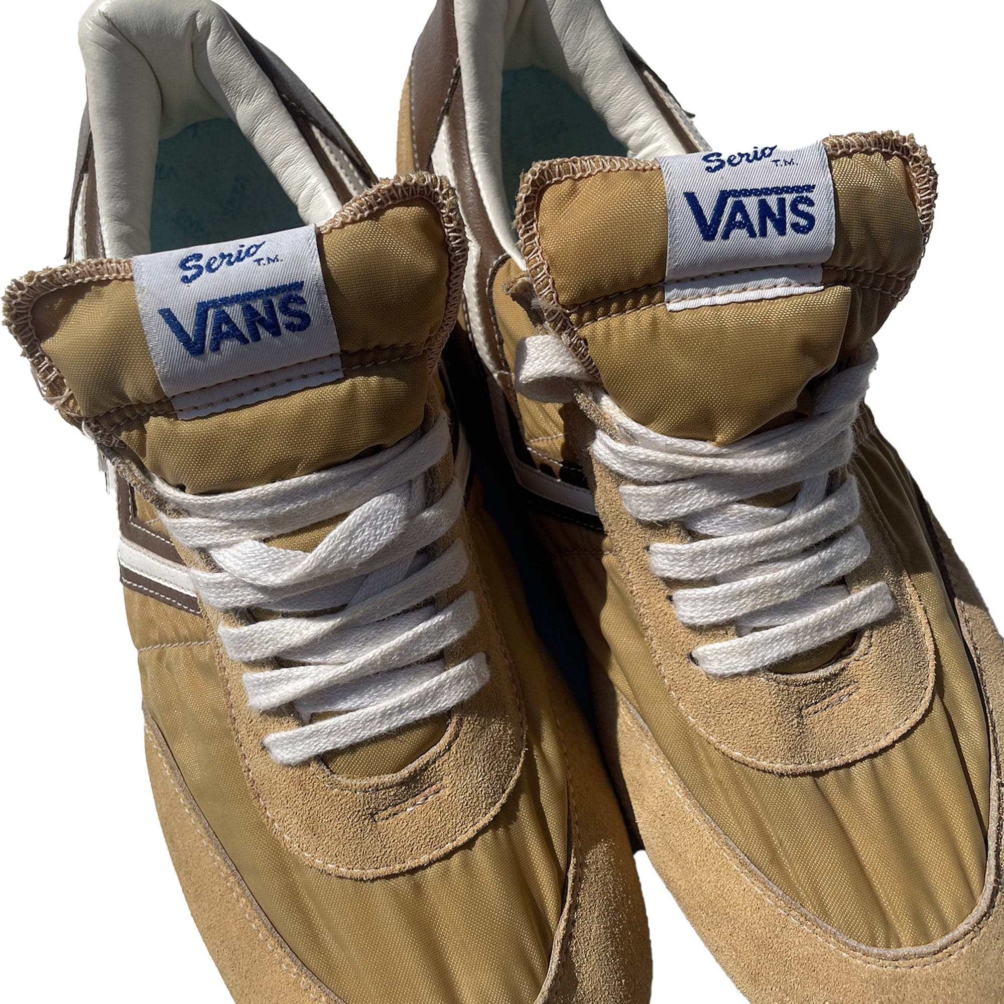 Vans Serio Style (Sand/Brown/White) VINTAGE 80s - Image 4