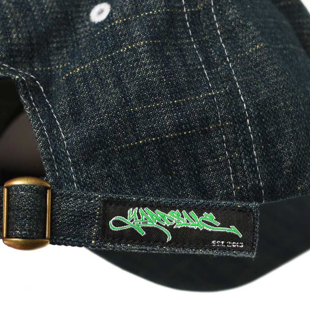 Yardsale 'Faded Slub Denim' 6 Panel Cap (Light Blue) - Image 2